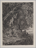 KG 14134
          <br/>
          rotslandschap met rustende figuren
          <br/>
          <em>Calame, Alexandre (1810 - 1864)</em>